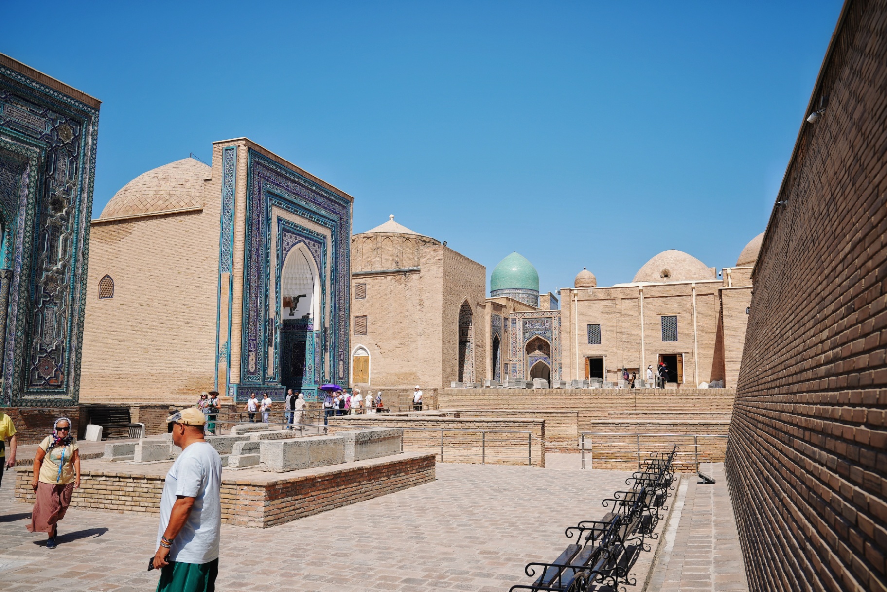A thousand years of turquoise tombs.